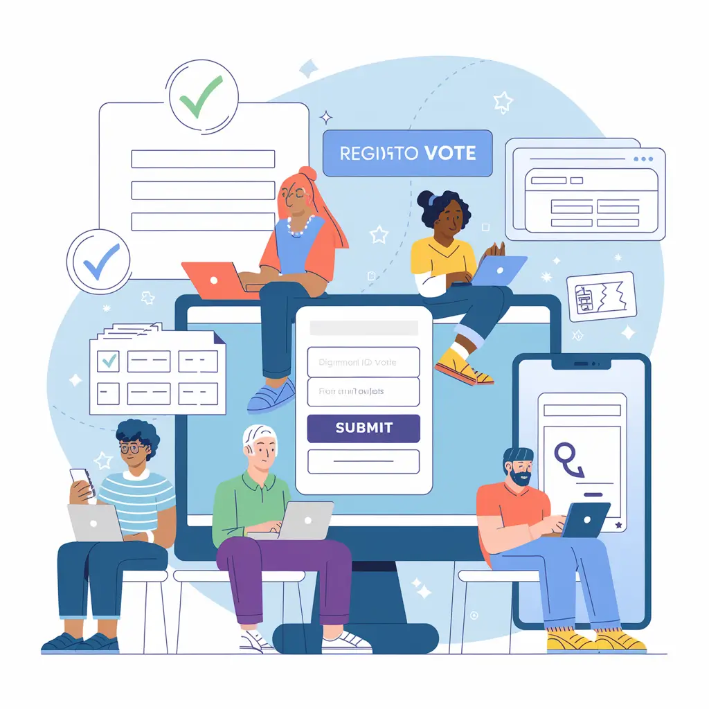 How to Register to Vote Online.